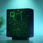 IoT 2025: Sustainable Green Tech Solutions for 2025 banner showcasing eco-friendly IoT devices with green circuits on a blue-to-green gradient background.